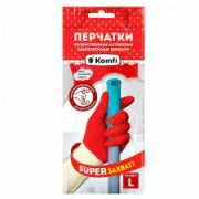 Перчатки хоз.лат.сверхпроч. БИКОЛОР L BICOIRA3