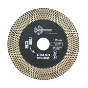 Диск алмазный TURBO ультратонк. Grand Cut&Grind 125х25/10*22.23 GCG002