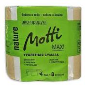 Бумага туалетная 2-х сл. MOTTI белая 101732-М