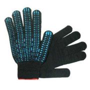 Перчатки ДГ 5Н ПВХ ПРОТЕКТОР черный стандарт 7,5кл