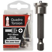 Насадка-бита РН 2х50 с огр. Quadro Torsion 411250