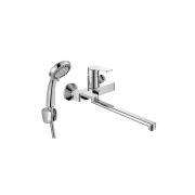 Смеситель универс с плос изл хром DECOROOM DR23043