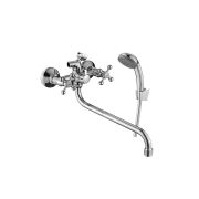 Смеситель унив поворотным изл, хром DECOROOM DR54045