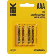 Батарейка Alkaline Optima LR03/AAA IEK мизинчик