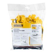 Комплект свп зажим флажок и клин 1 мм (50шт) БИБЕР 55639