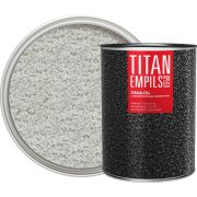 Эмаль молотковая ОРЕОЛ TITAN  серебристая  0,8 кг
