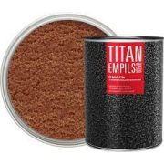 Эмаль молотковая ОРЕОЛ TITAN  коричневая 2,5 кг