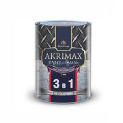 Грунт-эмаль 3в1 мат. AXRIMAX-PREMIUM синяя 0,8кг