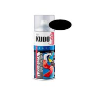 Аэрозоль КУДО грунт-эмаль д/пластика RAL 9005 черная