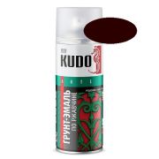 Аэрозоль КУДО грунт-эмаль по ржавчине шоколадная RAL8017 520мл