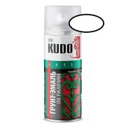 Аэрозоль КУДО грунт-эмаль по ржавчине белая RAL9003 520мл