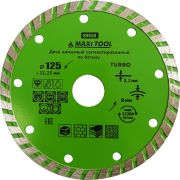 Диск алмаз сегмент 125х22,23м 89658 Turbo MaxiTool
