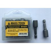 Биты 81451 с торц.головкой 6.35х8х48мм MaxiTool