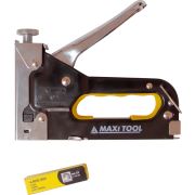 Степлер 18678 скоба 4-14мм регулируемый черный MaxiTool