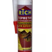 Герметик кровельный каучуковый коричневый RICH 310мл