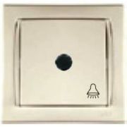 Кнопка звонка КАМЕЛИЯ (крем)