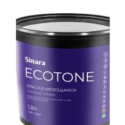 Краска в/д ECOTONE Sinara Моющаяся акрил. матовая 1,8л