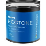Краска в/д ECOTONE Sinara Фасадная акрил. матовая 1,8л