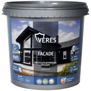 Краска «FACADE» для дерев. фасадов Голубой туман 0,9 л «VERES»