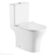 Унитаз напольный FRETTA ROUND безоб c сид.микролифт AZ-7121A
