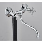 Смеситель д/кухни наст. ниж. излив м/кер лат Diadonna D460-65