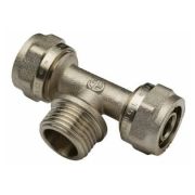 Тройник цанговый 20*3/4 нар JIF