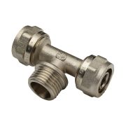 Тройник цанговый 32*1/2 нар*32