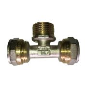 Тройник цанговый 32*3/4 нар*32